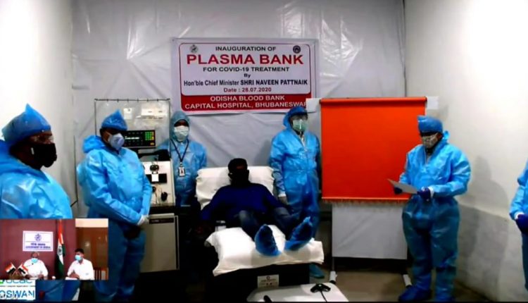 CM Naveen Pattnaik inaugurates plasma therapy facility at Capital Hospital